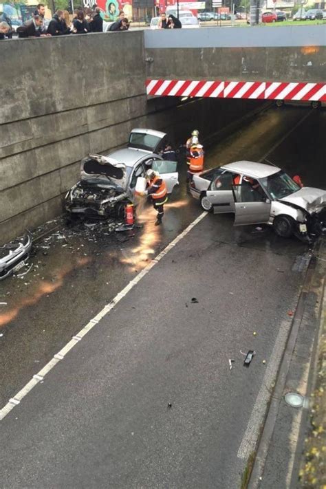 Le Mans Quatre blessés dans une violente collision sous la trémie de