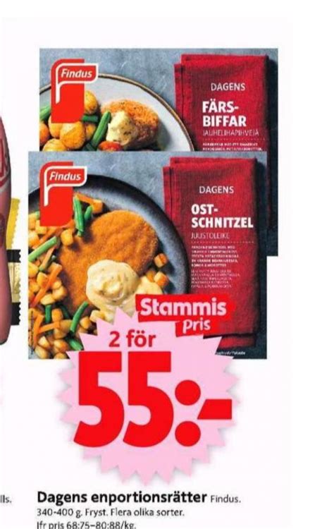 Findus F Rdigr Tter Ica Supermarket Maj