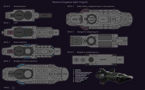 Frigate internal layout by TomXaros on DeviantArt