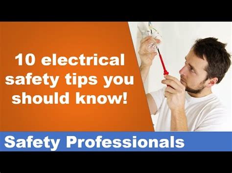 10 Electrical Safety Tips You Should Know Safety Training YouTube