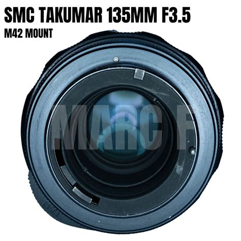 SMC Takumar 135mm F3 5 With M42 To Fujifilm X Mount Adapter And Metal