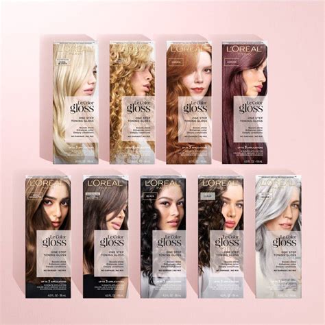 L Oreal Paris Le Color Gloss One Step Toning Gloss Hair Color Silver