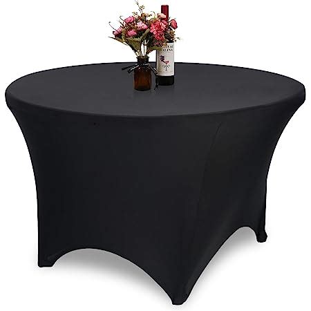 Amazon GFCC 3 Foot 36 Black Spandex Fitted Stretchable Round