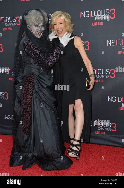 LOS ANGELES, CA - JUNE 5, 2015: Actress Lin Shaye & The Black Bride at ...