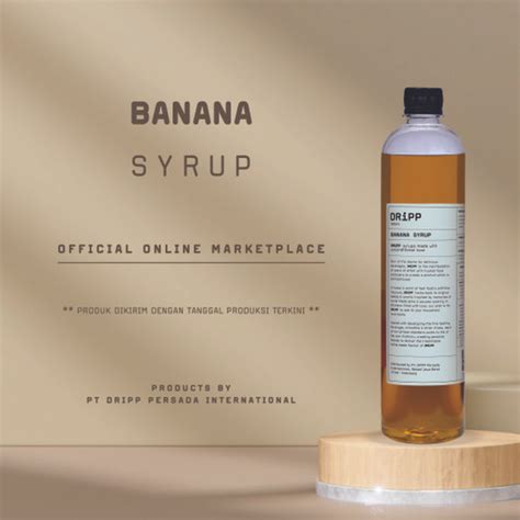 Jual Dripp Banana Syrup Sirup Pisang Cocok Untuk Cafe Dan Bisnis