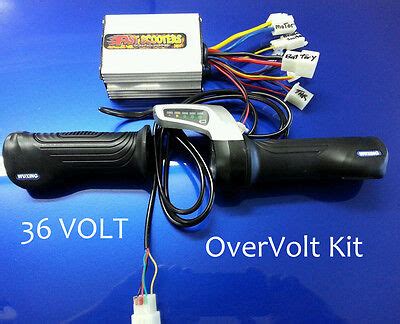 Razor E300 - upgraded throttle, controller, electrical kit- 36 Over Volt Kit | eBay