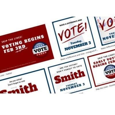 Political Print Templates Online Candidate