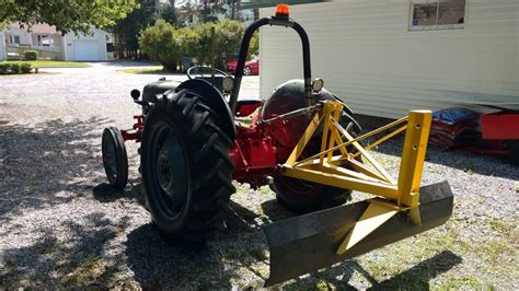 Grading The Driveway With The 1952 Ford 8n Farm Tractor Youtube