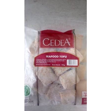 Jual Cedea Premium Seafood Tofu Berat Bersih Gr Shopee Indonesia