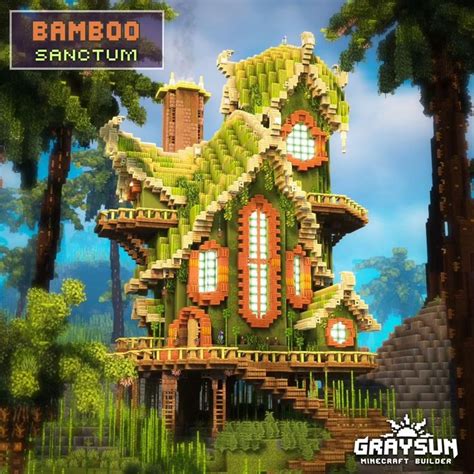 Graysun Minecraft Builds On Instagram Minecraft Bamboo Build