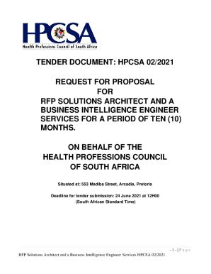 Fillable Online Request For Proposal Rfp For Appointment Of A Fax