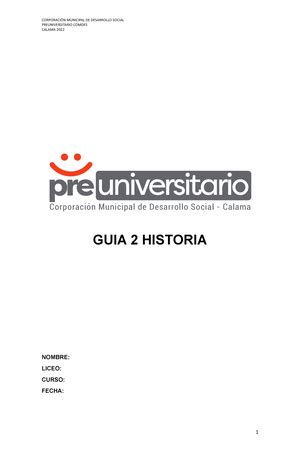 Ensayo Paes Hist Profesor De Historia Y Geografia Prueba Psu