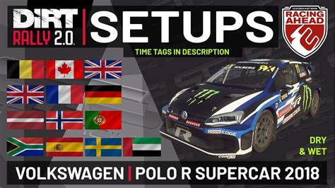 Volkswagen Polo R Supercar Rx Setups Dry Wet Locations Dirt