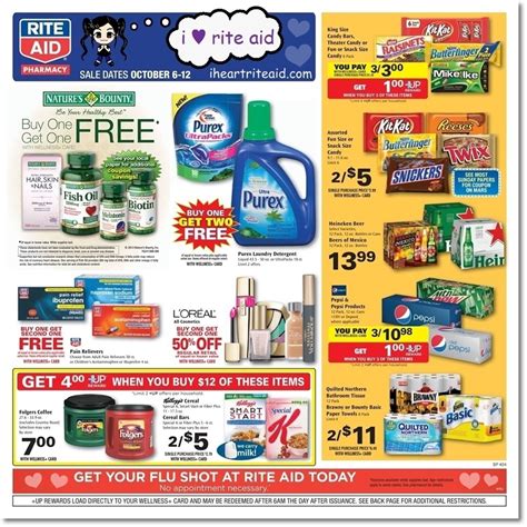 Weekly Ad Scan Rite Aid Ad Scan Week Of 10 6 10 12