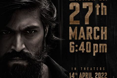 KGF 2 Trailer to Release on March 27 Yashs Fans Say Biggest World Records Loading