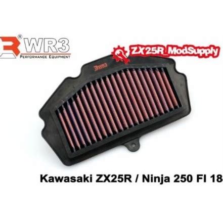 Jual Filter Udara Racing Filter WR3 Kawasaki ZX25R Ninja 250 Fi 18