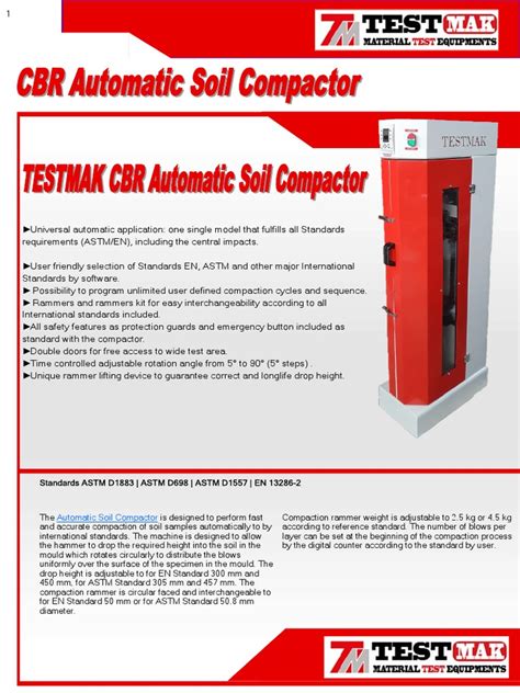 Automatic Soil Compactor User Manual: Guidance for Conducting Standard ...