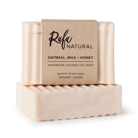 Oatmeal Milk And Honey Handmade Soap Rafa Natural