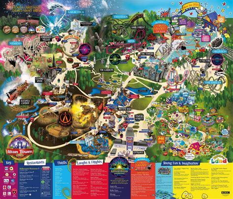 Alton Towers 2021 Map Revealed For The Brand New Season