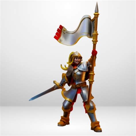 Hot Goblin アイルラ 旗持ち騎士 ミニチュア ホットゴブリン