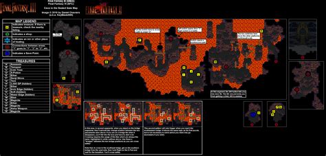 Final Fantasy Iii Cave To The Sealed Gate Map Map For Super Nintendo By