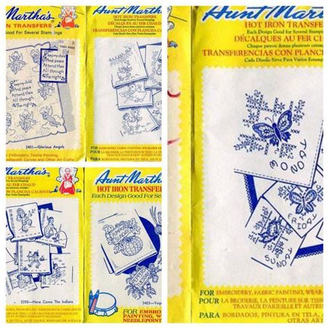 Vintage Retro Aunt Martha S Hot Iron Transfer Lot