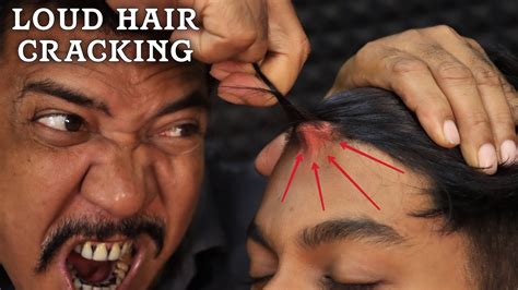 Unlimited Hair Cracking By Asim Barber Head Massage And Neck Cracking