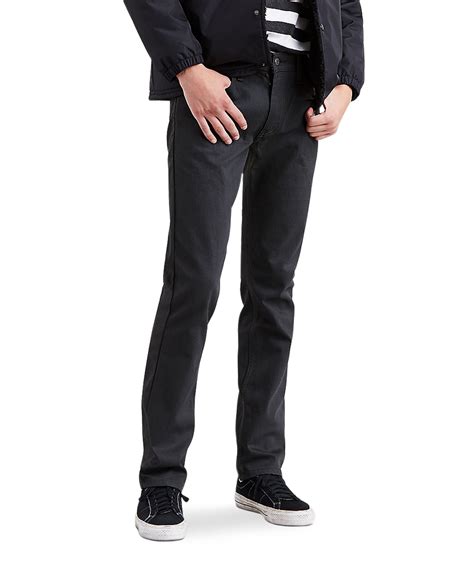 Men's levi's black slim fit jeans online