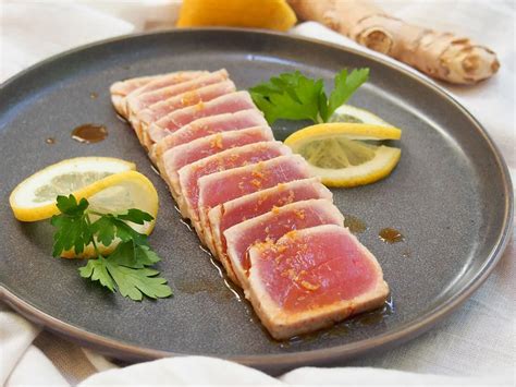 Tuna Tataki Carolines Cooking