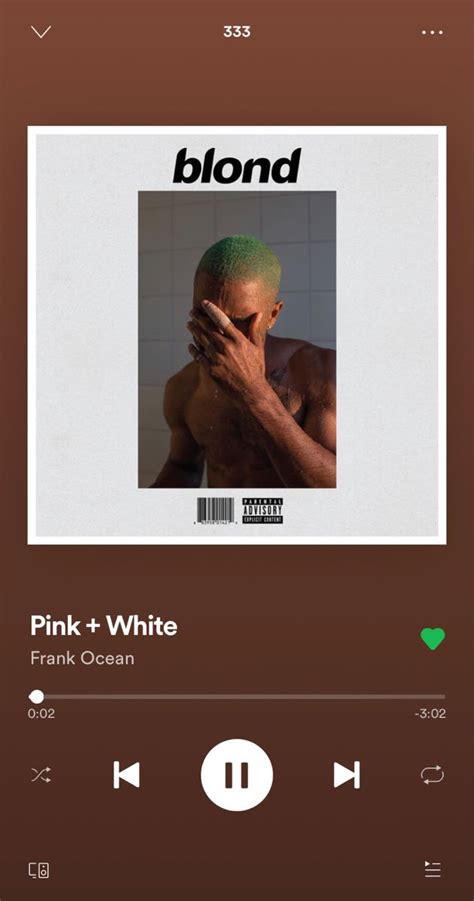 Pink White Frank Ocean Frank Ocean Frank Ocean Songs Frank