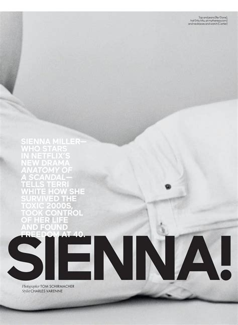 SIENNA MILLER in Elle Magazine, Canada June 2022 – HawtCelebs