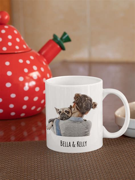 Personalized Dog Mug Personalized Pet Mug Portrait Mug Dog Etsy