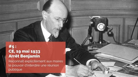 5 Arrêt Benjamin CE 19 mai 1933 YouTube