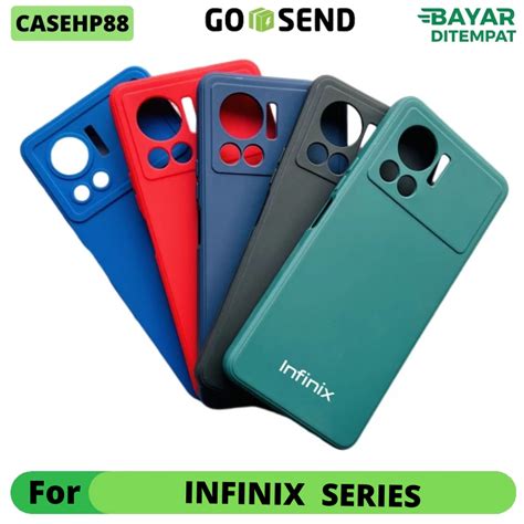 Jual Case Infinix Hot 10 10S 11 11S Note 10 Pro Casing Softcase Kesing Silikon Solid Colored