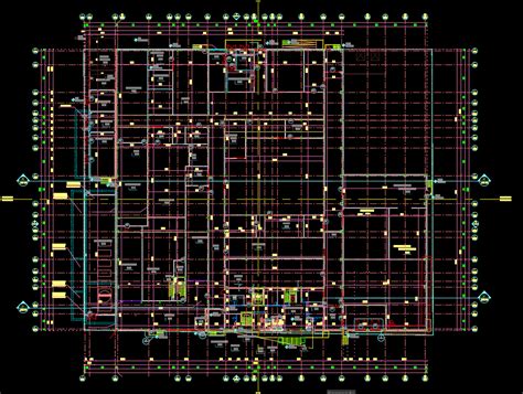 Warehouse Floor Layout Plan In Autocad 2d Drawing Cad File Dwg File Cadbull