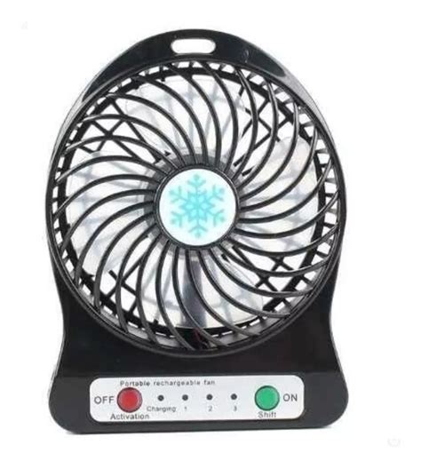 Mini Ventilador Port Til Recargable Usb Velocidades Mercado Libre