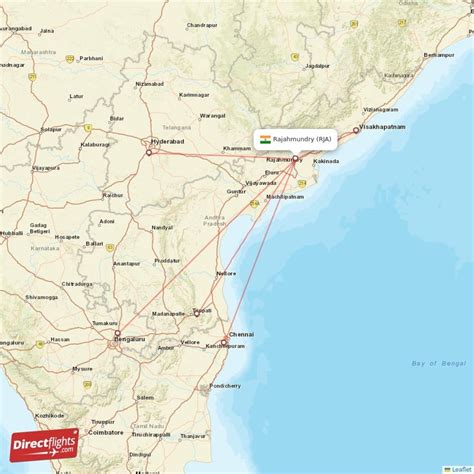 direct flights  rajahmundry  destinations rja india