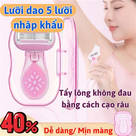 Dao Cạo Lông Dành Cho Nữ MM HOUSE Dao Cạo Bikini Siêu Êm Ái Thiết Kế