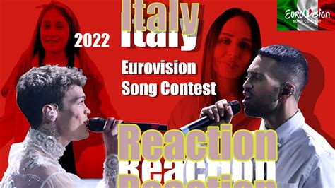 Mahmood Blanco Brividi Italy Eurovision Reaction Youtube