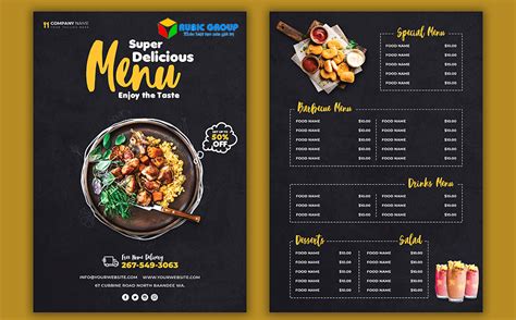 Bỏ Túi” Ngay 6 điều Quan Trọng Trong Cách Làm Menu đẹp Rubic Group