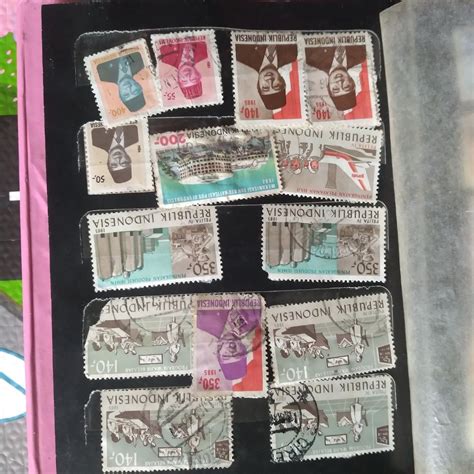 Perangko Stamp Album Kuno Jadul Koleksi Buku Alat Tulis Alat Tulis