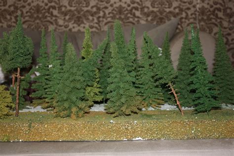 ricks modelspoorweg bomen maken