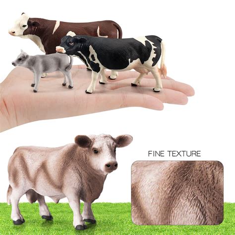 7PCS Realistic Hereford Cows B091YV6HPG Encarguelo