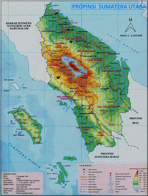 PETA SUMATERA UTARA ~ GEOGRAFI INDONESIA