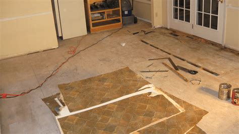 how to install a subfloor over existing floor