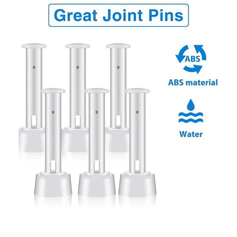 24pcs Plastic Pool Joint Pins And Rubber Seals For Intex Above Ground Round Frame Swimming Pool