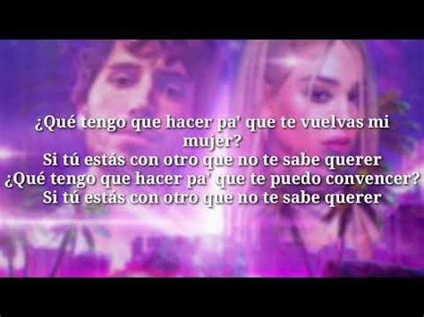 Sebastian Yatra No Bailes Sola Ft Danna Paola Lyric Video YouTube