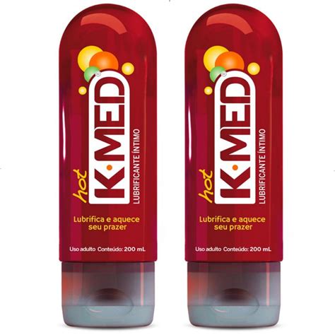 Gel Lubrificante Intimo K Med Cimed HOT 2 Unidades De 200g Cimed
