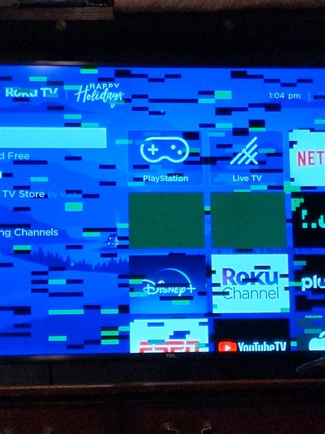 Horizontal lines only on home screen, any fix? Just started to happen