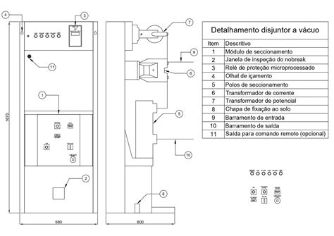 Disjuntor de média tensão a vácuo CGC Transformadores